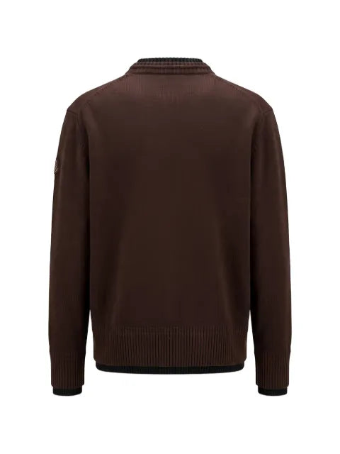 Moncler logo-patch layered-effect sweater