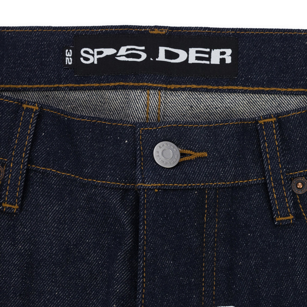 Indigo Indigo V3 LOGO DENIM SHORTS
