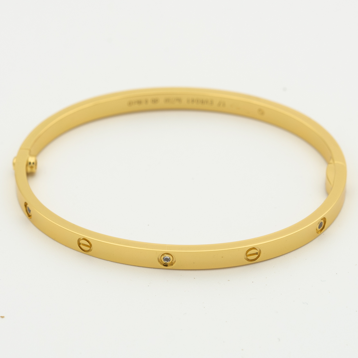CARTIER LOVE BRACELET 3.65MM 6 DIAMONDS