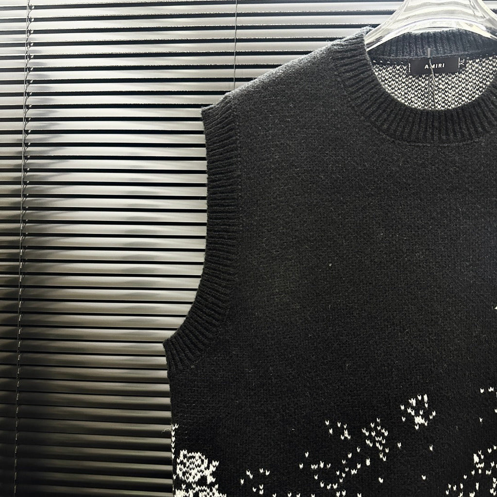 AMIRI MA Monogram Gradient Paisley Knit Vest
