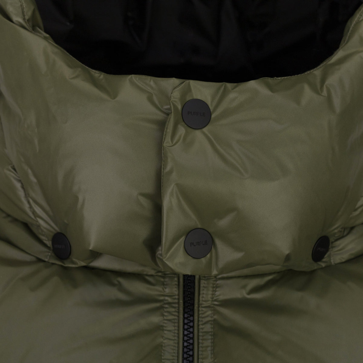 Green Nylon Puffer Vest
