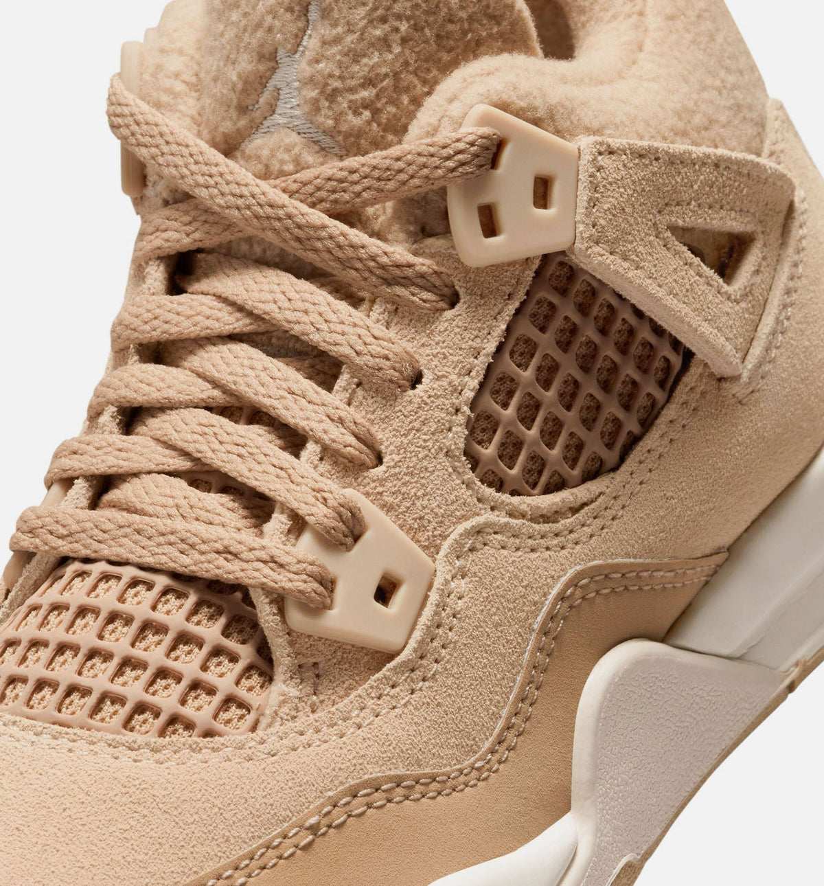 Air Jordan 4 Retro 'Cozy Girl' Preschool - Hemp/Light Orewood Brown