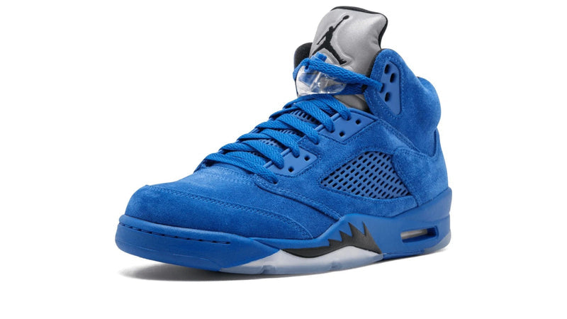 Air Jordan 5 Retro 'Blue Suede' – University Blue Suede AJ5 with 3M Tongue & Icy Clear Sole