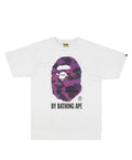 Bape Color Camo T-Shirt White/ Violet