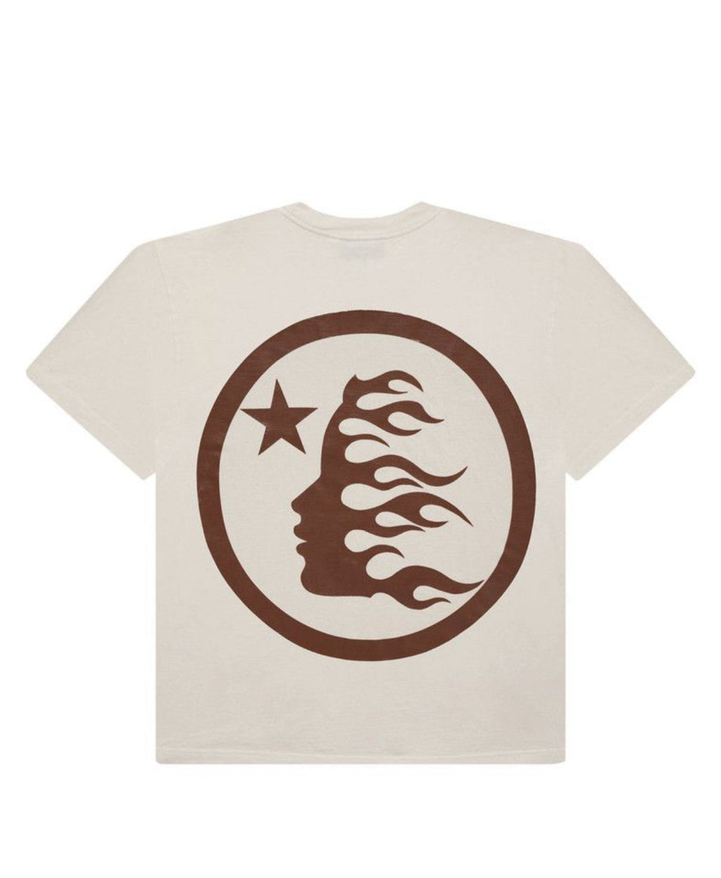 Hellstar Classic T-Shirt Gel Print White/Brown