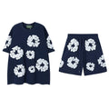 Denim Tears Navy Cotton Wreath Matching Set