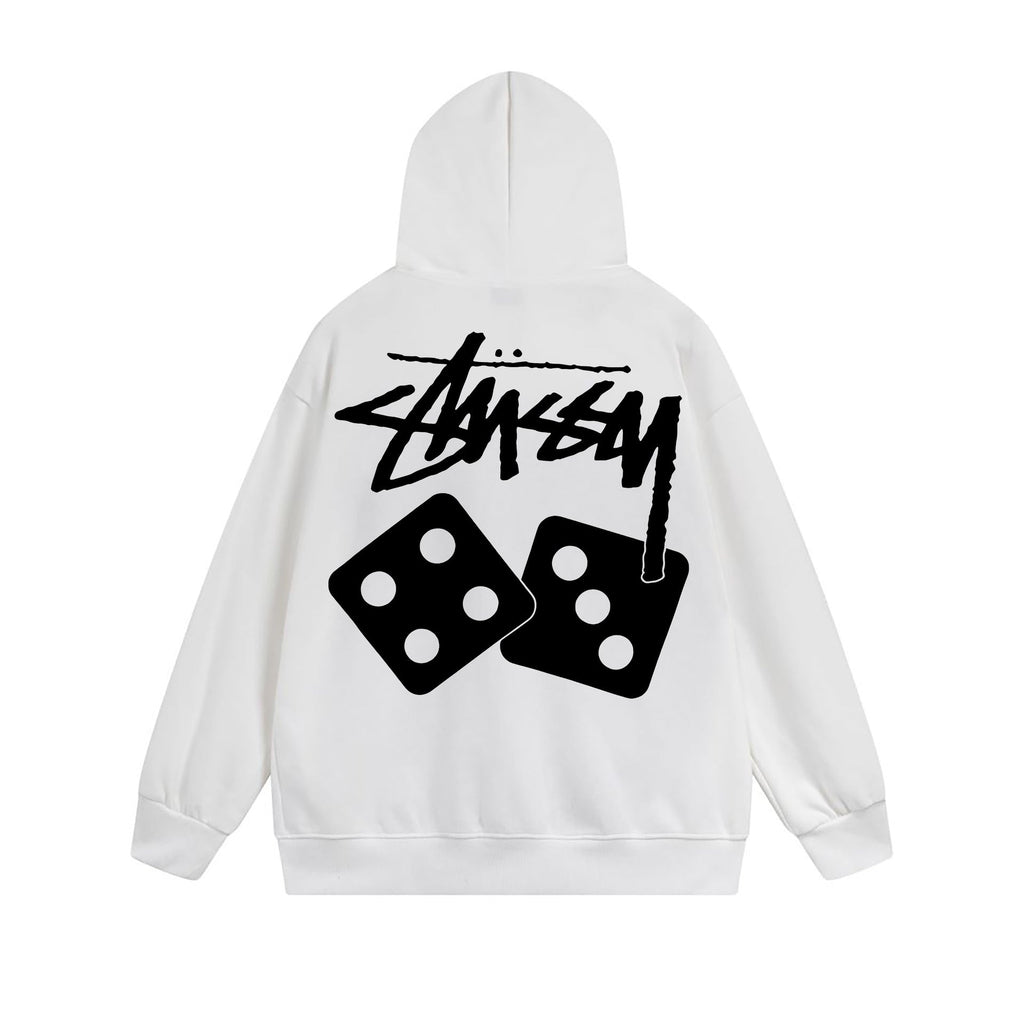 Stussy Hoodie Zip Cardigan Hooded Sweater