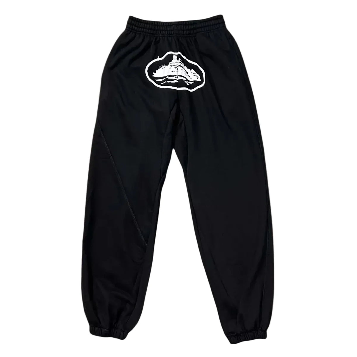 Corteiz Alcatraz Island Heavyweight  Sweatpants black