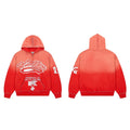 Vale Forever Valley Property Crest Contrast Stitch Vintage Wash Full-Zip Hoodie orange