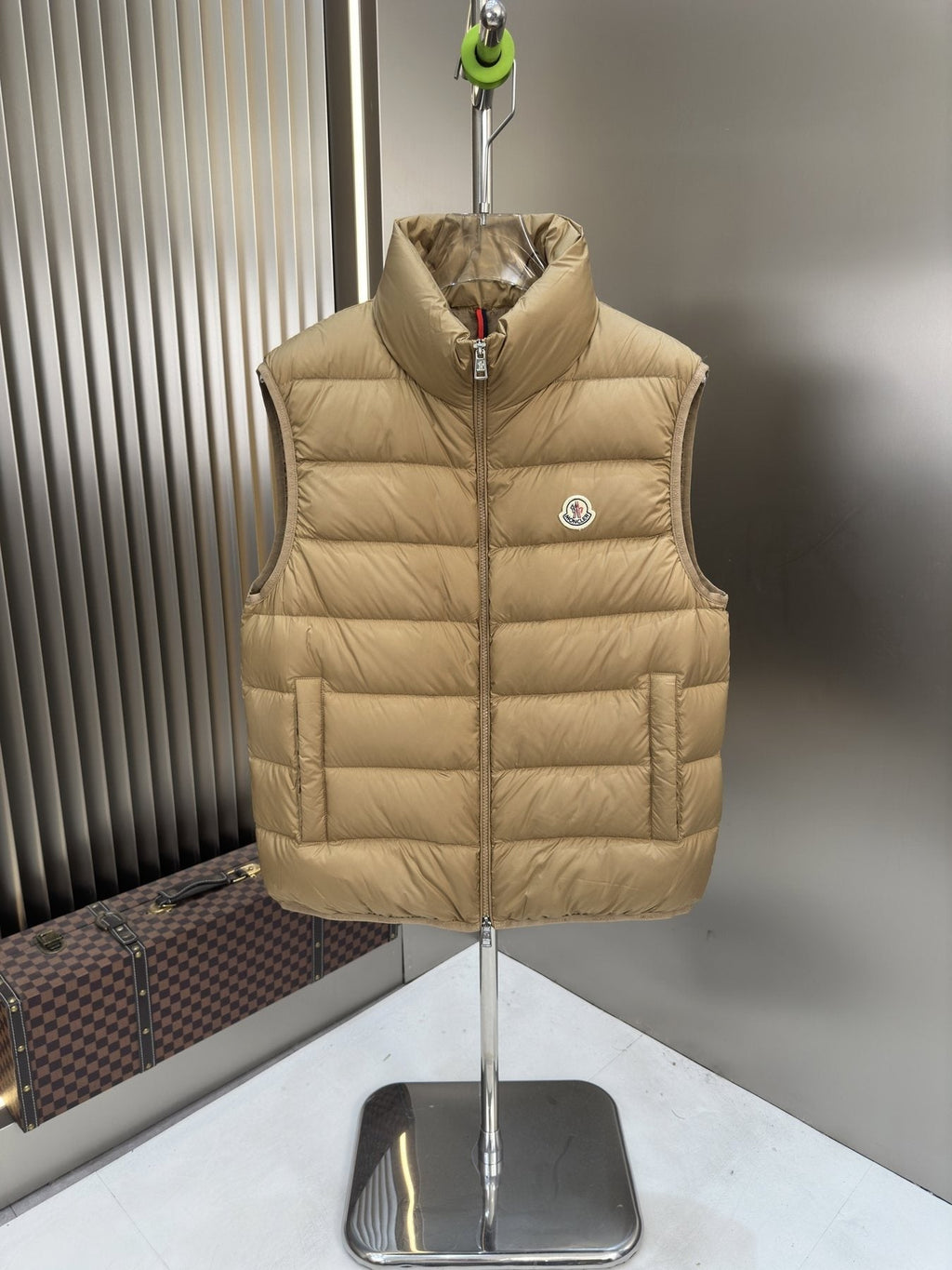 Moncler Quilted Stand-Collar Down Vest