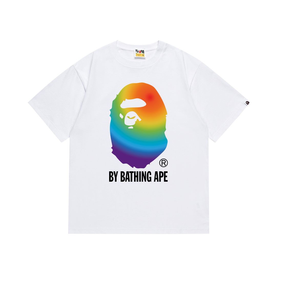 BAPE Rainbow Ape Head Graphic T-Shirt