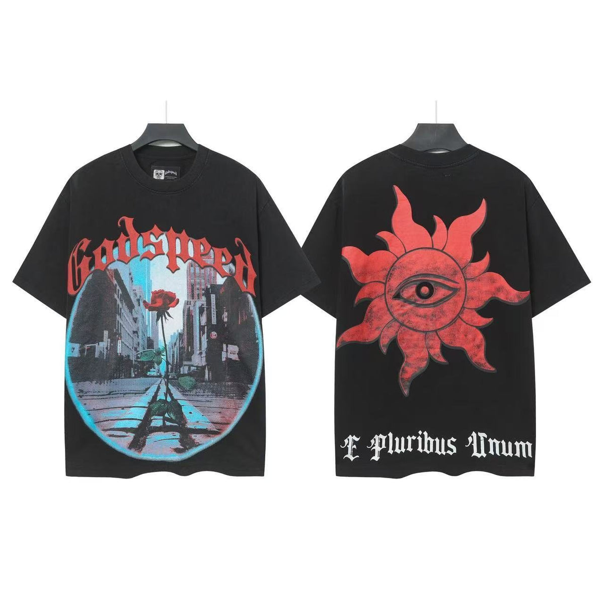 Godspeed City Eye Sun Graphic T-Shirt