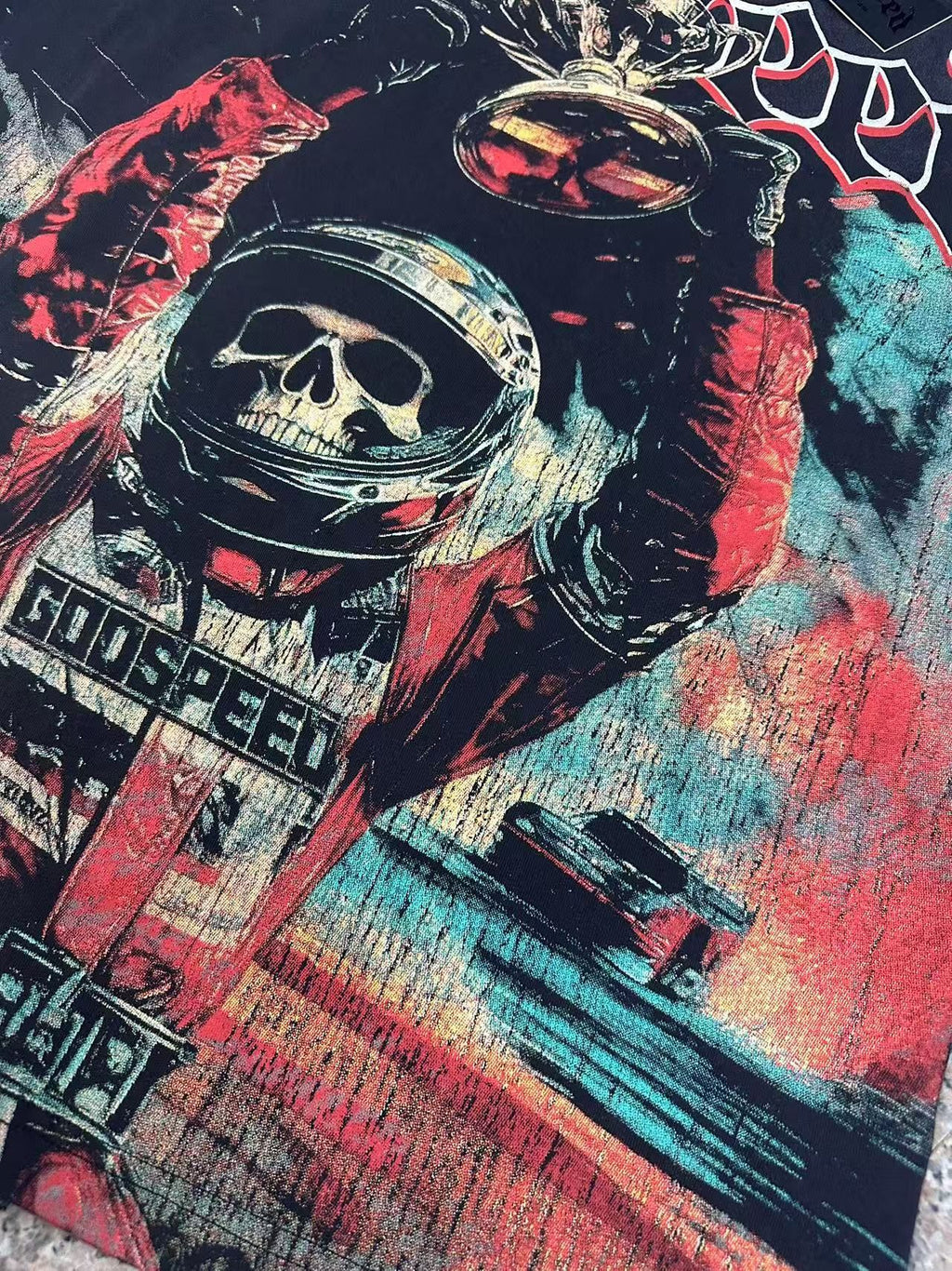 Godspeed Racing Skull Graphic T-Shirt