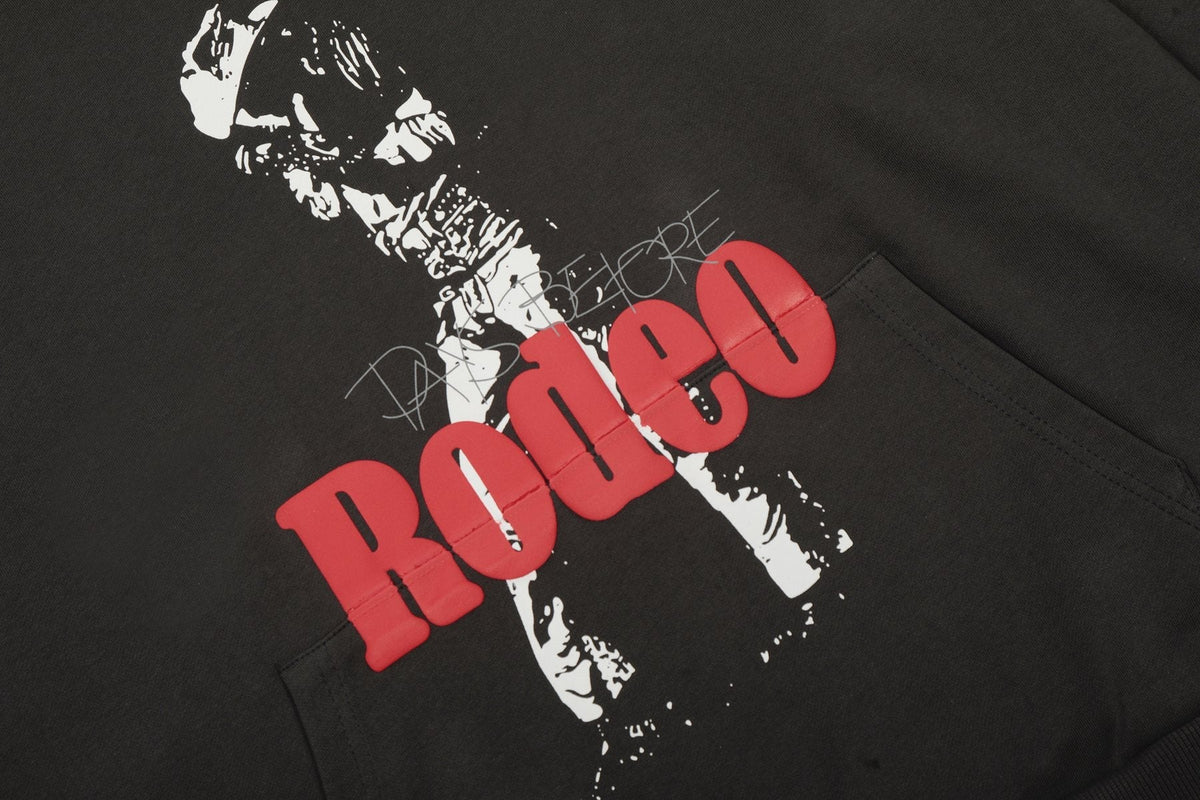 Sp5der Black Graphic Hoodie