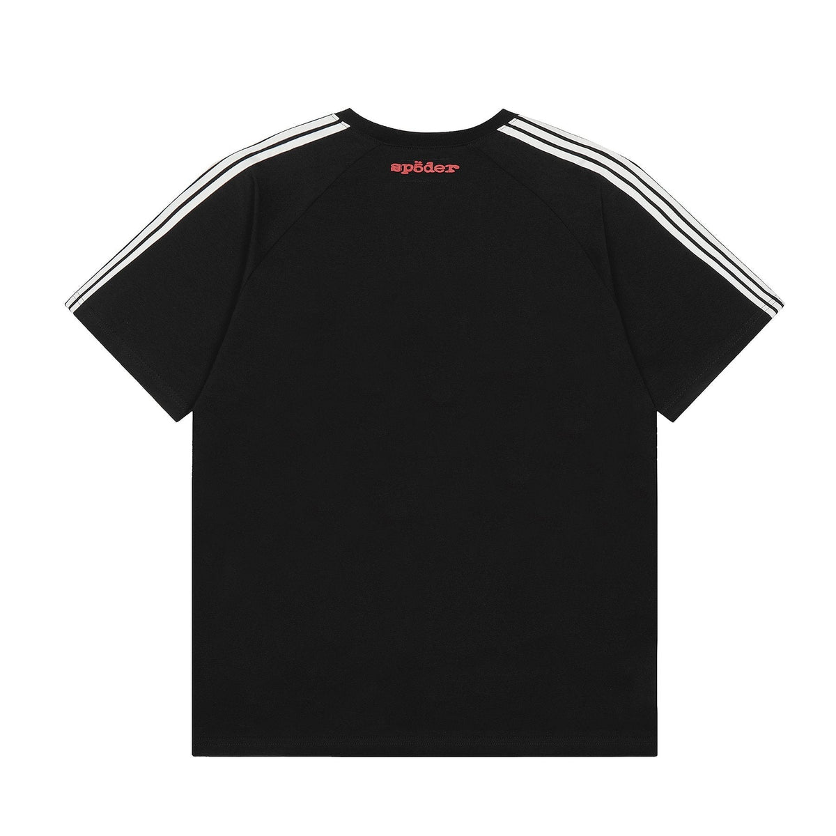 Sp5der Striped Raglan Graphic T-Shirt