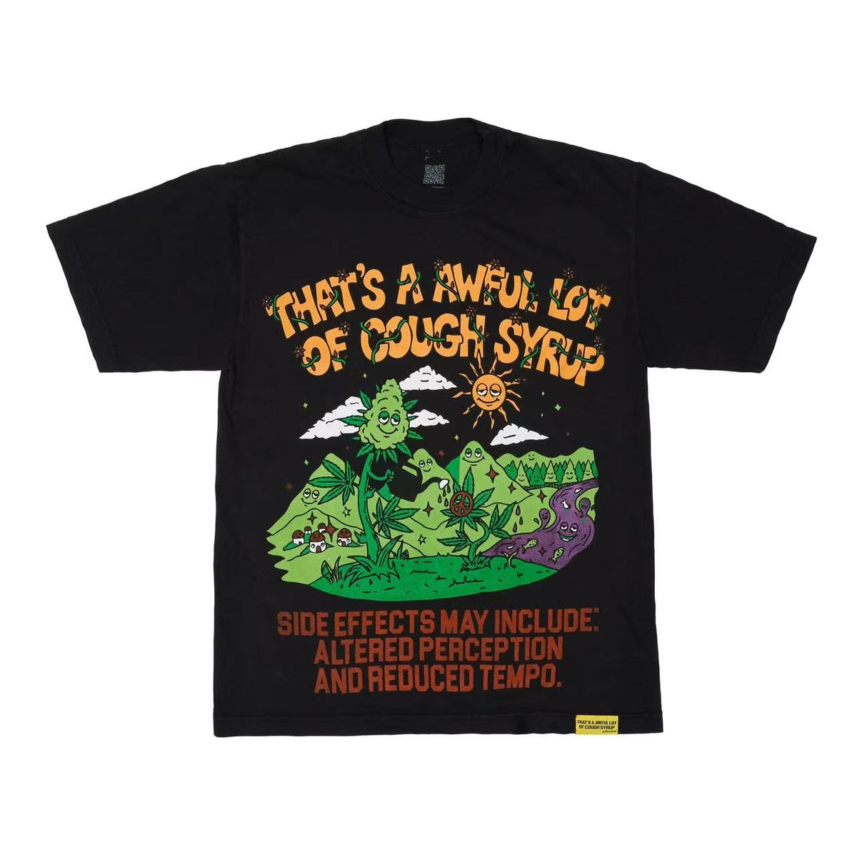 THAT'S A AWFUL LOT OF COUGH SYRUP Front & Back Graphic T-Shirt