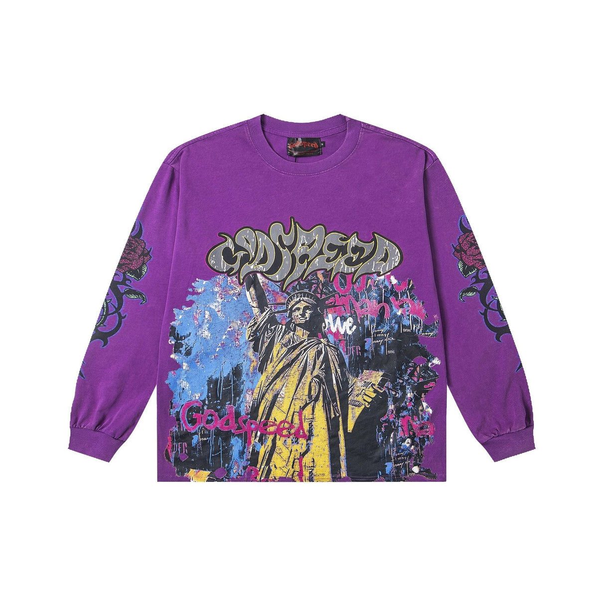 Godspeed E Pluribus Unum Graphic Long-Sleeve T-Shirt