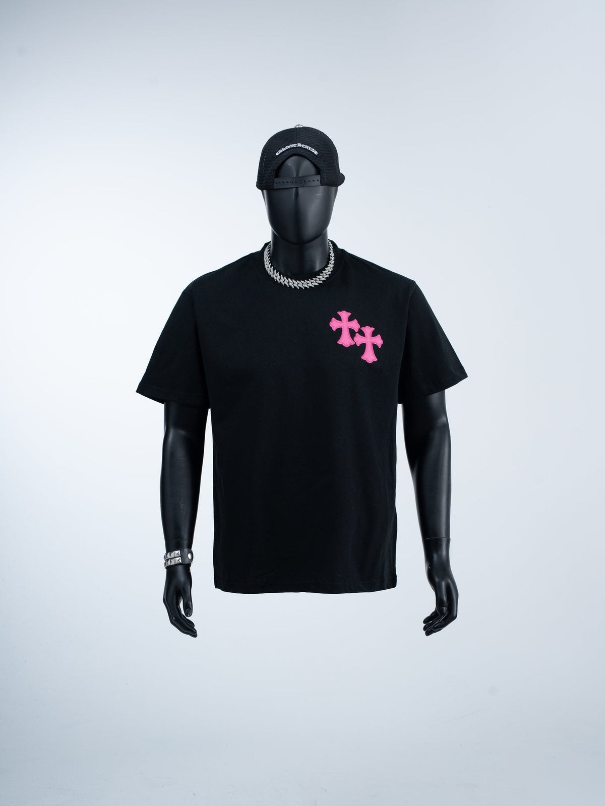 Chrome Hearts Cross Graphic Short-Sleeve T-Shirt