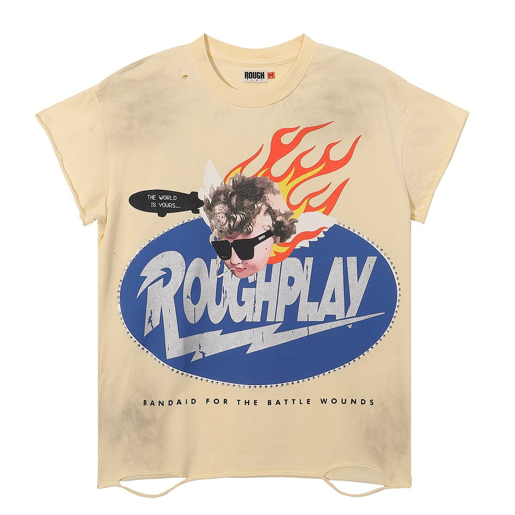 Rough Play SoleBoy Rhinestone Sleeveless T-Shirt