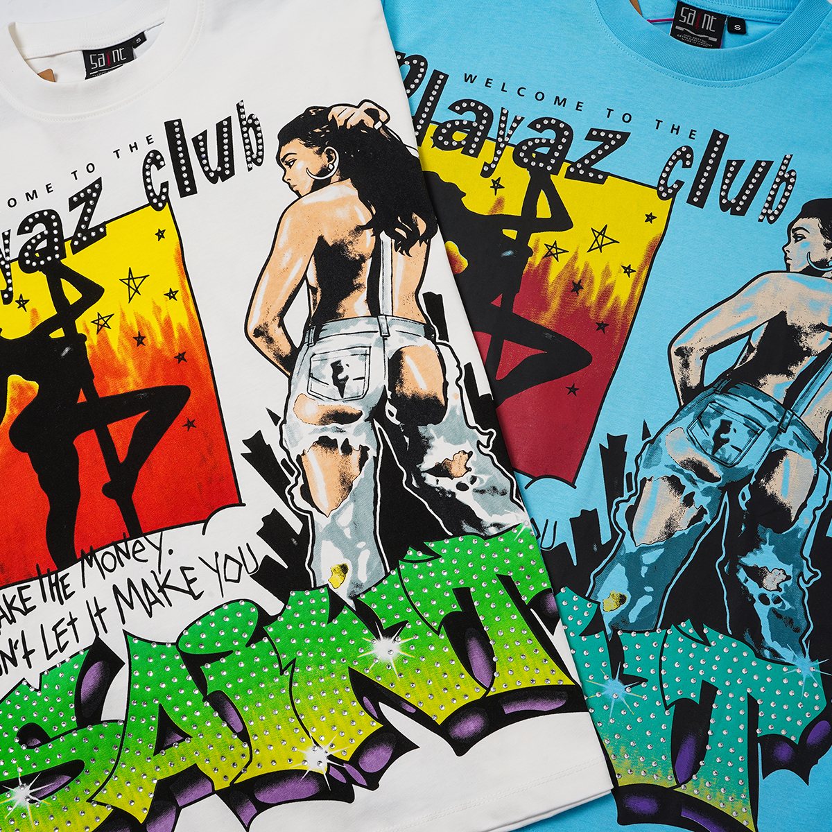 SAINT Playaz Club Graphic T-Shirt