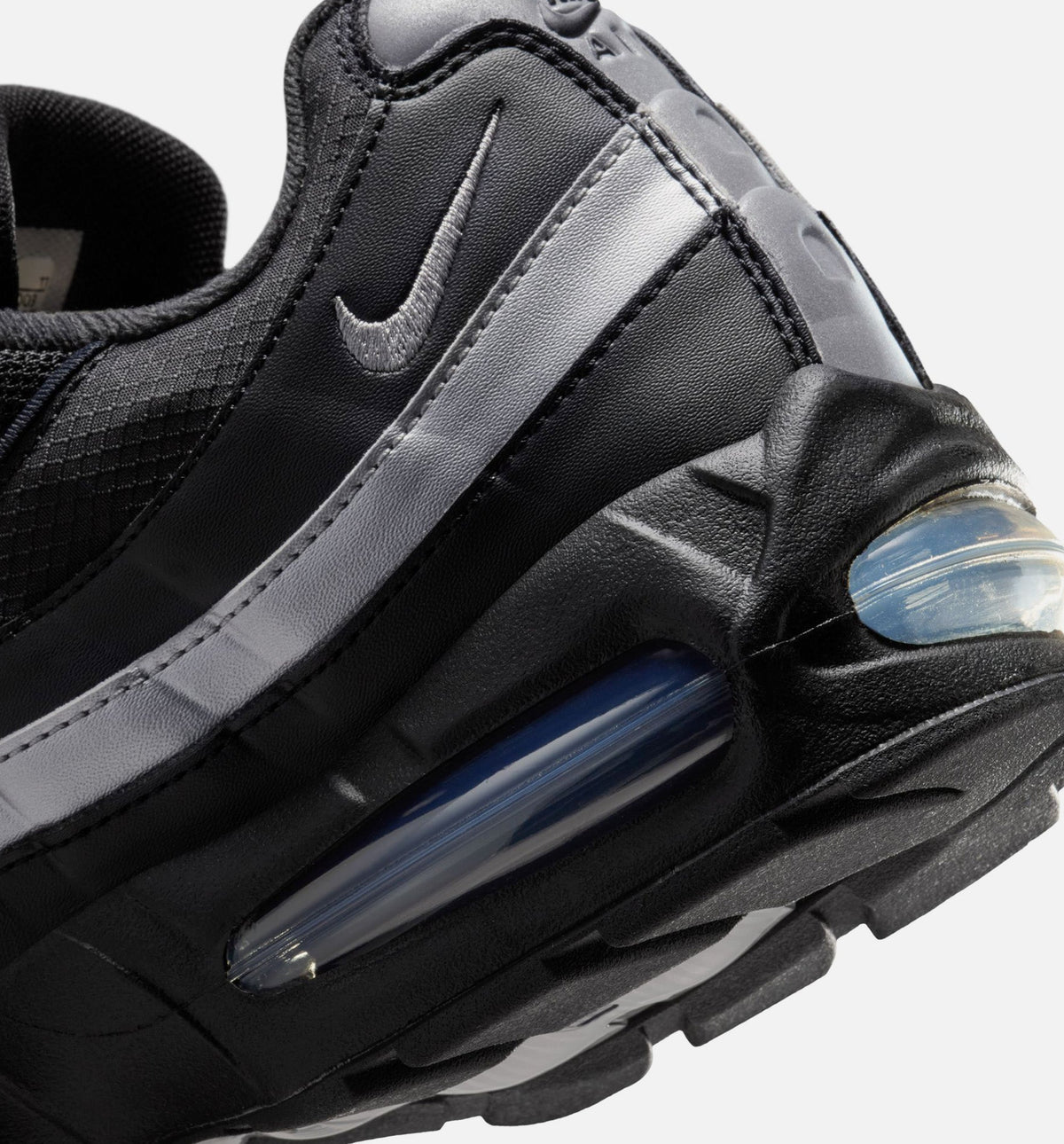 Nike Air Max 95 Big Bubble OG Men's Shoes - Black / White / Metallic Silver