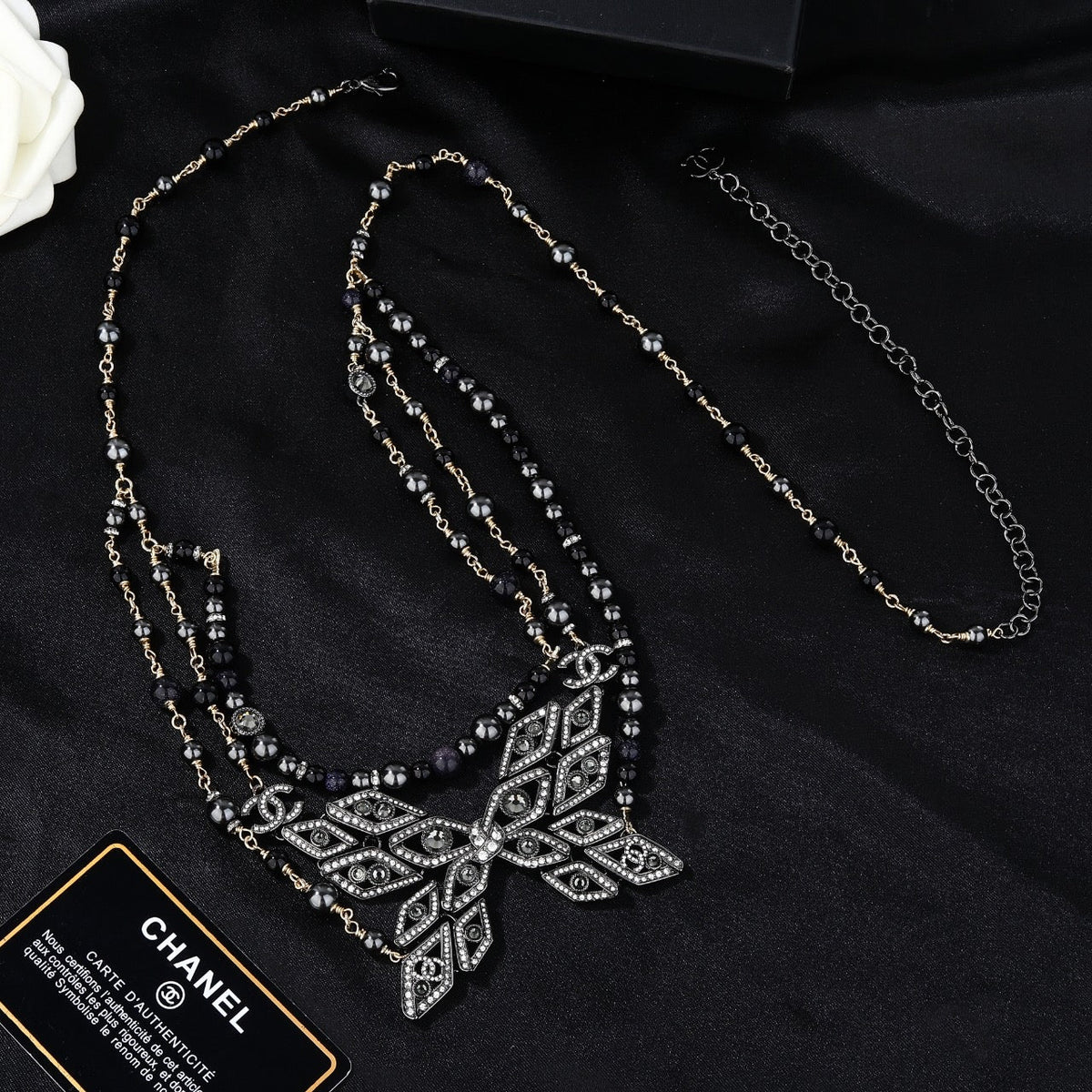 CHANEL 25S CHAIN BELT STONE-EMBELLISHED 611726