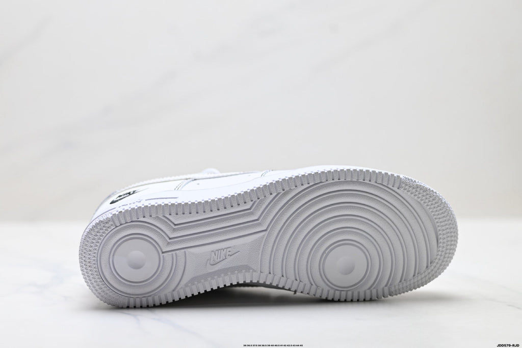 Nike Air Force 1 Low White Snake Print Unisex Sneakers Style 13