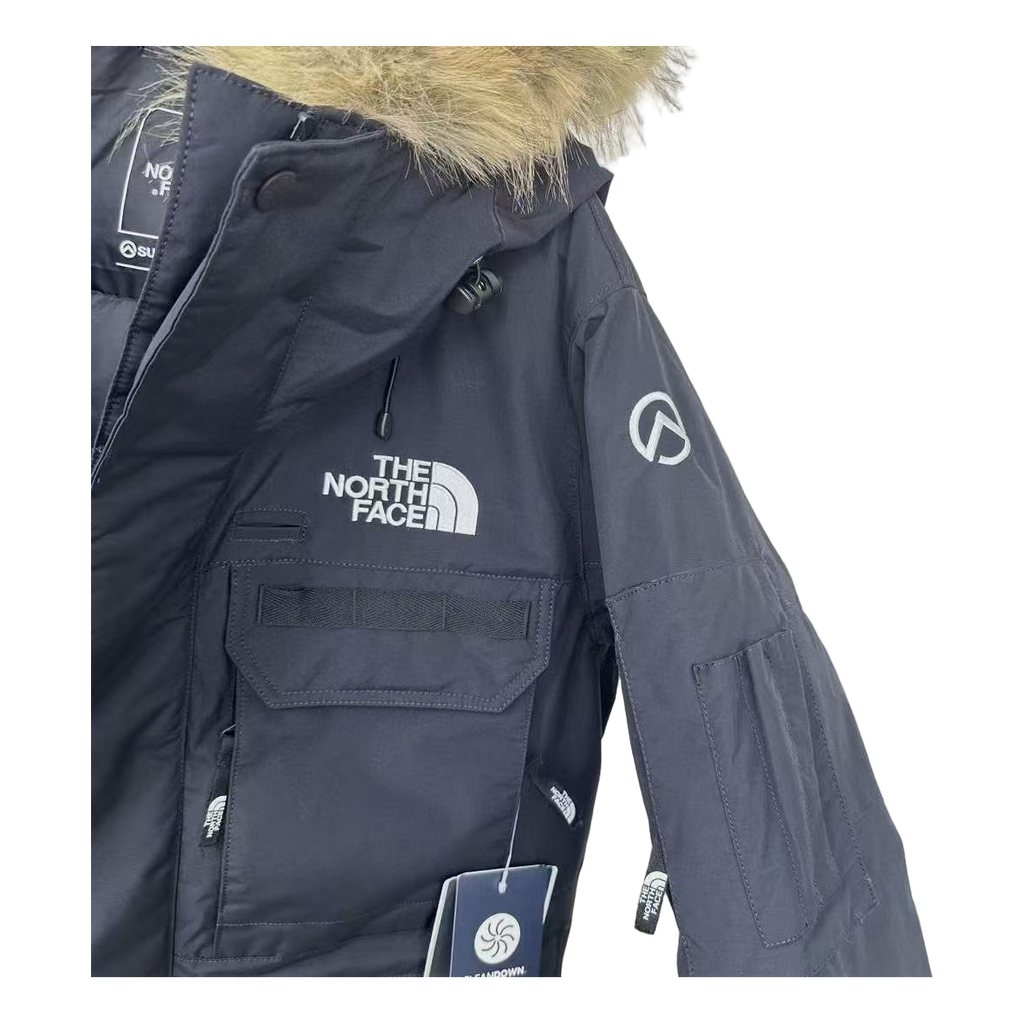 The North Face Four-Pocket Fur-Trim Hooded Parka | Graphite