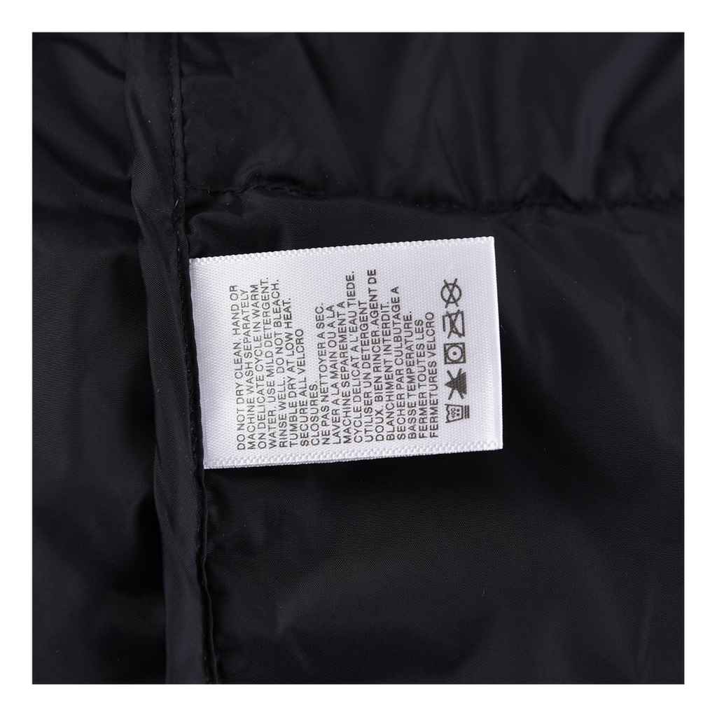 The North Face Contrast-Panel Stand-Collar Puffer Jacket | Bold Two-Tone Winter Style