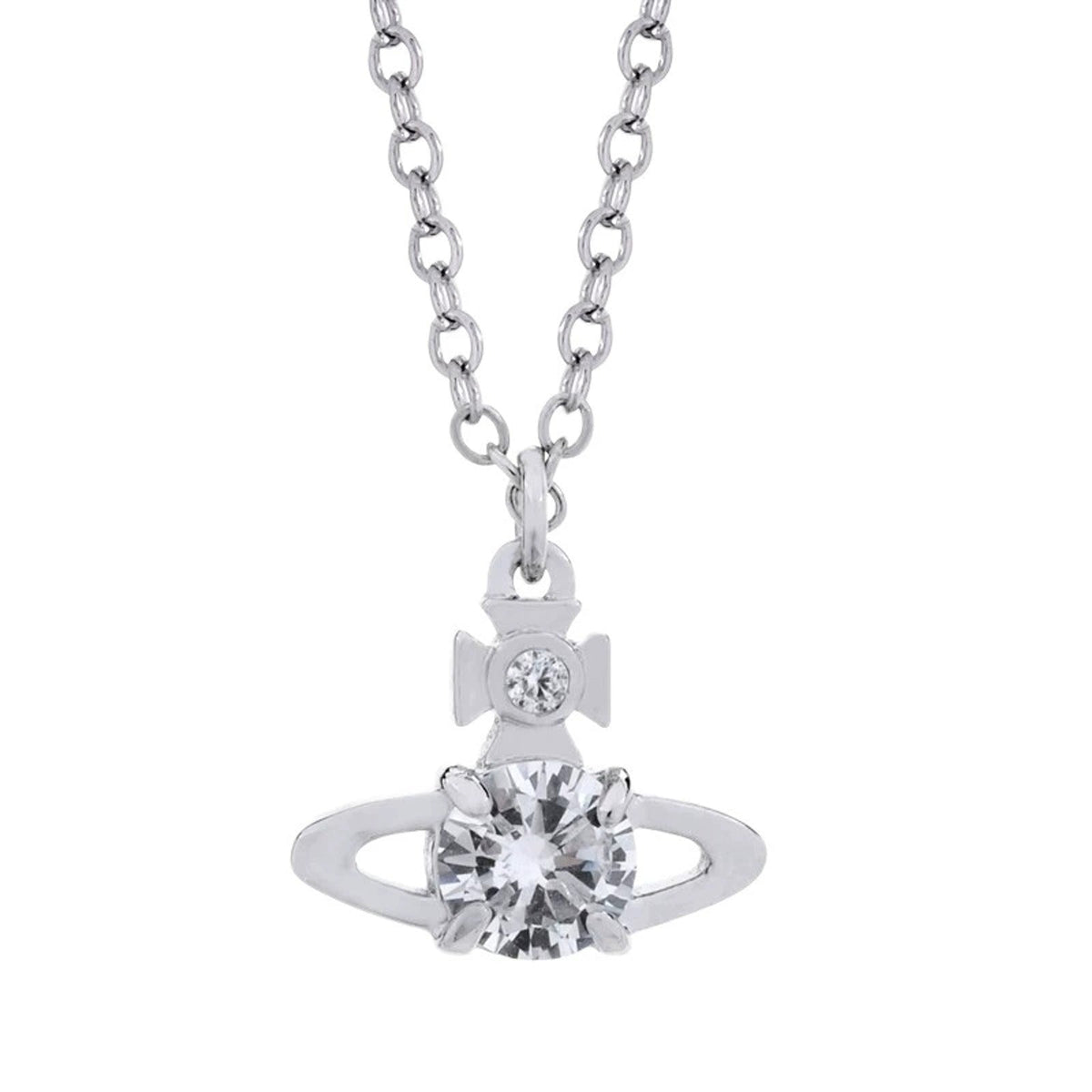 Vivienne Westwood Style Crystal Orb Choker Necklace