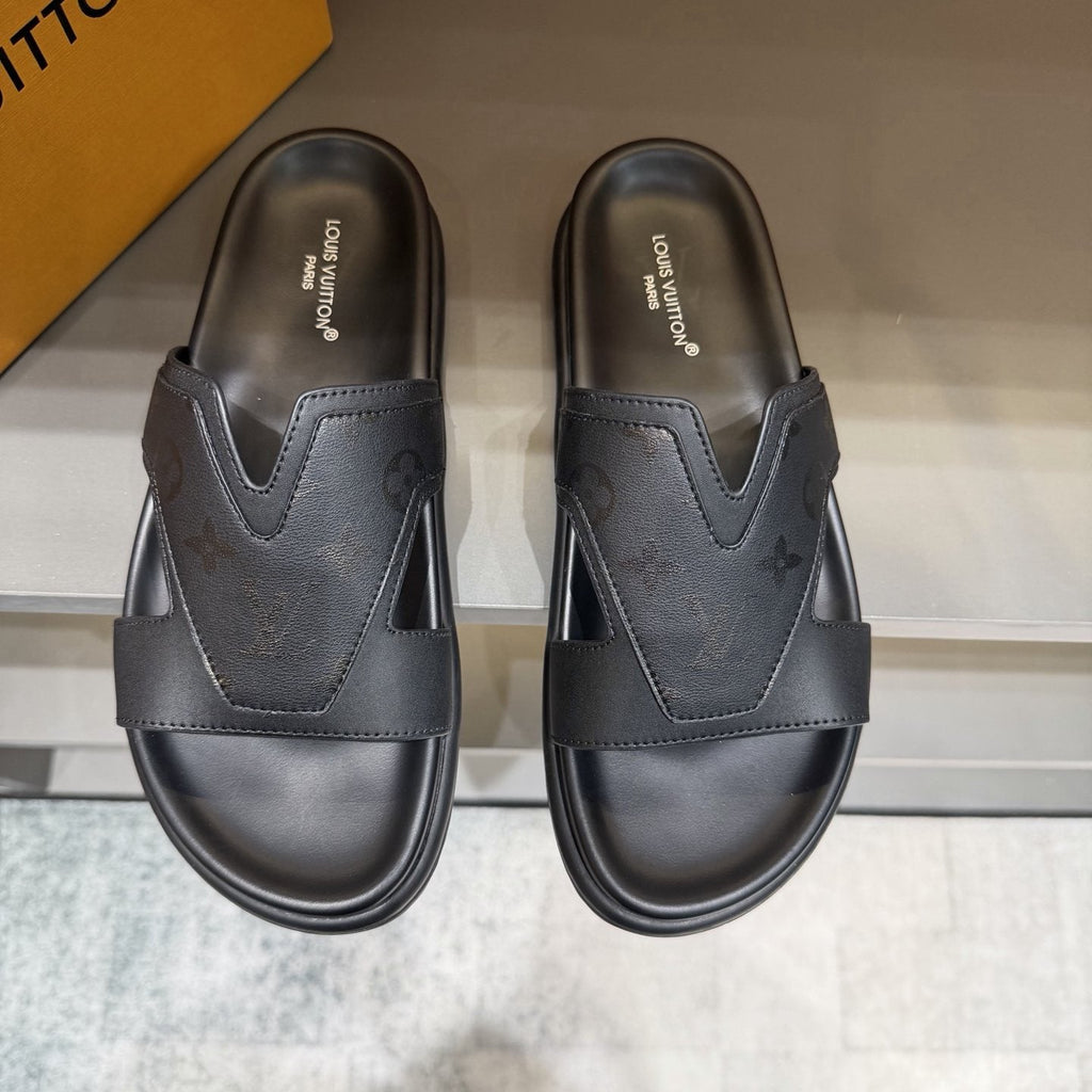 Louis Vuitton Oasis Cutout Slide Sandals