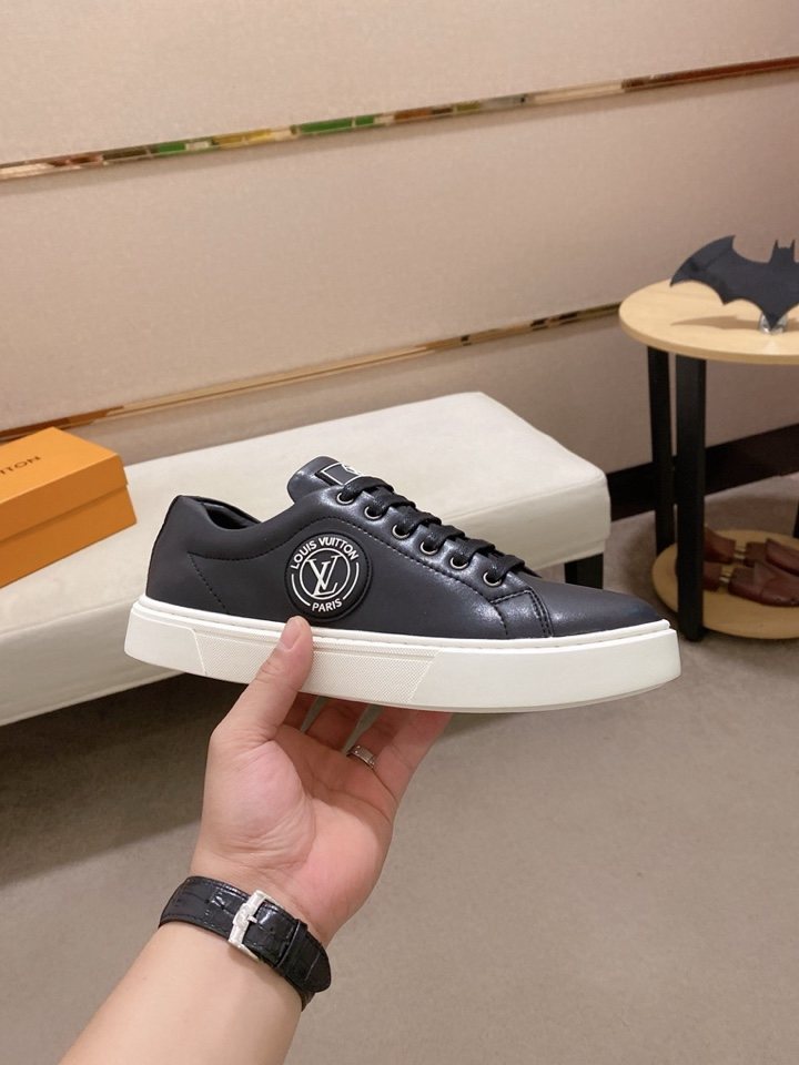 Louis Vuitton Emblem Low-Top Sneakers