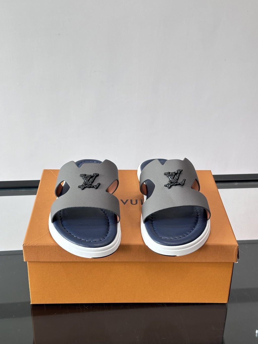 Louis Vuitton Isola Monogram Slide Sandals - Contoured Footbed