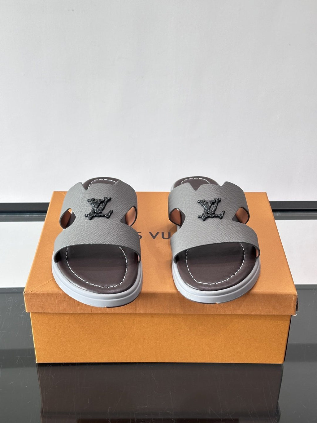 Louis Vuitton Isola Monogram Slide Sandals - Contoured Footbed