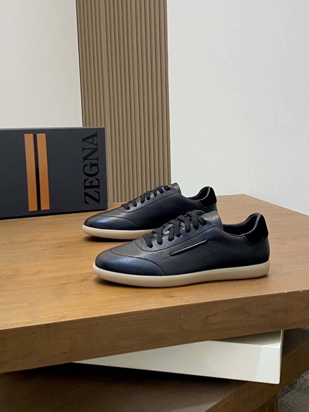 Zegna 232 Suede Low-Top Sneakers